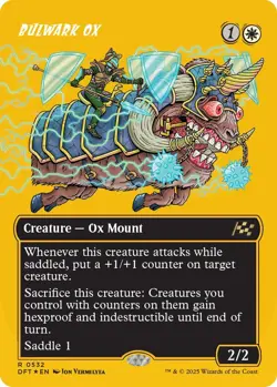 MTG Foil - Bulwark Ox (Borderless) (First-Place Foil) - 532 / NM / English - Image 1