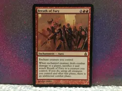 MTG - Breath of Fury - Ravnica: City of Guilds Regular LP Magic the Gathering - Image 1