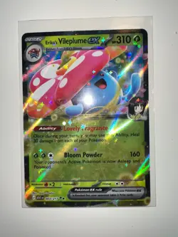 ERIKA'S VILEPLUME EX 003/217 ASCENDED HEROES HOLO DOUBLE RARE NM - Image 2