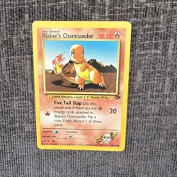 Pokemon TCG Blaine's Charmander Gym Challenge Common 60/132 1999 - Image 1