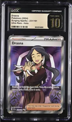 Drasna 231/191 Pokemon Trainer CGC 10 Pristine - Image 1