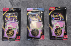 Pokemon TCG: Pitch Black Blister with Slowpoke Promo & Coin Lot of 3 - Image 1