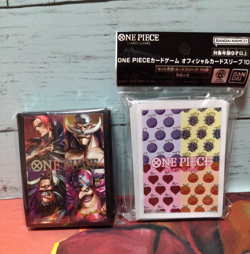 One Piece Card Game Sleeves Old Four Emperors & Devil Fruit 70pcs Each New JP - Image 1