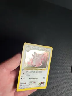 Pokemon TCG Erika's Clefable 3/132 1st Edition Gym Heroes Holo NM - Image 4