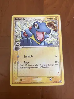 Totodile 67/101 Pokemon English EX Dragon Frontiers 2006 - Image 1