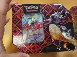 Pokemon TCG: Paldean Fates Tin - Charizard - New & Sealed | 5 Packs - Image 1