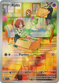 The Pokemon Company Ralts SV01 211/198 Illustration Rare Holo Psychic 70 HP - Image 1