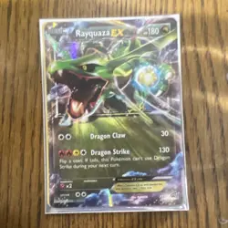 The Pokemon Company Rayquaza EX XY73 XY Promo Holo 180 HP English Dragon Claw - Image 1