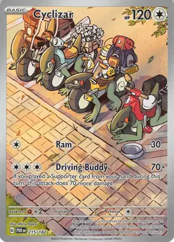 Cyclizar 215/182 Illustration Rare Paradox Rift Pokemon Near Mint - Image 1