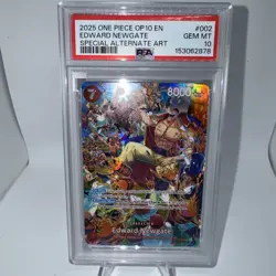 One Piece Edward.Newgate SP ST15-002 Alt Art OP-10 Royal Blood English PSA 10 - Image 1