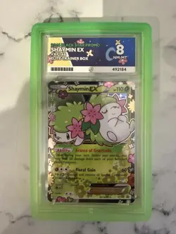 Pokemon TCG Shaymin-EX XY XY148 Holo 2016 Black Star Promo Card Ace 8 - Image 1