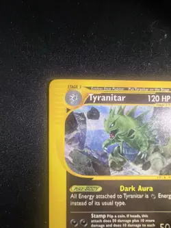 Pokemon Expedition Tyranitar Card 66/165 Non-Holo NM - Image 2