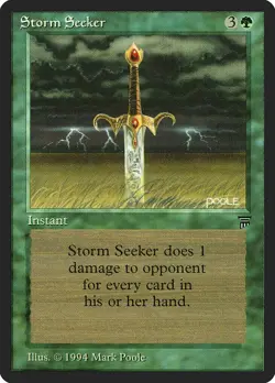 MTG Storm Seeker - LEG / English / Moderately Played - Image 1