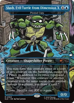 Slash, Evil Turtle from Dimension X (Foil) - Secret Lair Drop Series (SLD) - Image 1