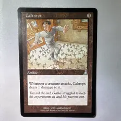 Magic: The Gathering Caltrops Artifact Urza's Destiny Uncommon English 1999 Lau… - Image 1