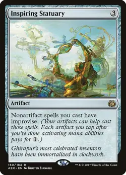 MTG Inspiring Statuary - 160 / English / Heavily Played - Image 1