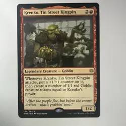 Krenko, Tin Street Kingpin - Kamigawa: Neon Dynasty Commander (MTG) - Image 1