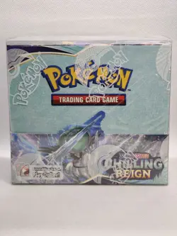 Pokemon TCG Chilling Reign Booster Box SEALED - Sword & Shield w/ Plastic Case - Image 1