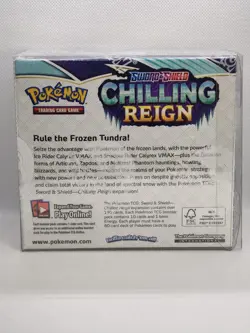 Pokemon TCG Chilling Reign Booster Box SEALED - Sword & Shield w/ Plastic Case - Image 2