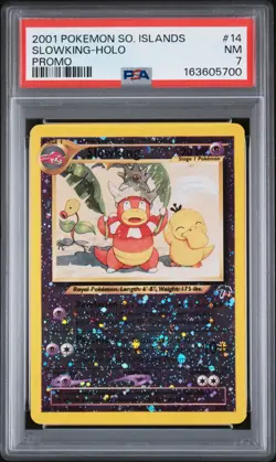PSA 7 2001 Pokemon Southern Islands Slowking Holo Promo #14 WOTC Vintage - Image 1