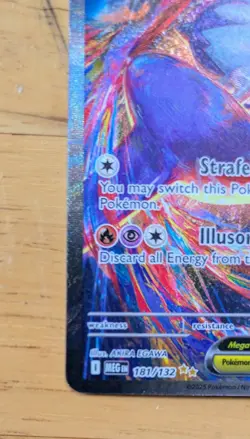 Pokemon Mega Evolutions Mega Latias ex 181/132 Me01: Mega Evolution Holo SIR - Image 3
