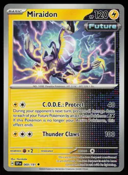 Miraidon 069/191 Uncommon Surging Sparks Pokemon Near Mint - Image 1