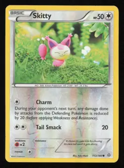 Skitty 113/160 Common Primal Clash Pokemon Lightly Played - Image 1