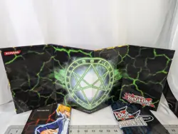 1996 Shonen Jump Yu-Gi-Oh! Trading Card Game Folding Playing Mat Board Konam Lot - Image 5