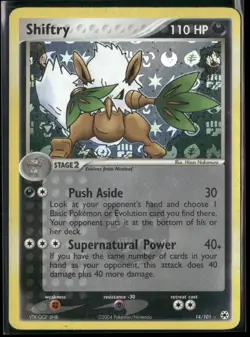 Shiftry 14/101 Rare Hidden Legends Pokemon Reverse Holo MP+ - Image 1