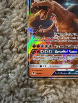 Pokemon TCG Charizard GX SM195 Detective Pikachu Promo Holo - Image 2