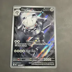 Steelix 150/132 Illustration Rare Pokemon Mega Evolution Pokemon English NM - Image 1