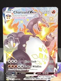 Pokemon Card Charizard VMAX Shining Fates SV107/SV122 Shiny Holo Rare Near Mint - Image 2
