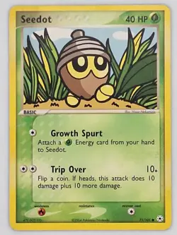 Seedot 71/101 Pokemon - EX Hidden Legends MP - Image 1