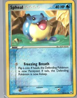Spheal 74/101 Common Hidden Legends Pokemon Moderately Played - Image 1