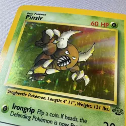 Pokemon - 9/64 - Pinsir - Jungle WoTC Unlimited Holo - Image 3