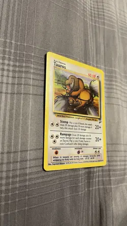 Pokemon TCG Tauros 062/130 2nd Edition Uncommon NM - Image 2