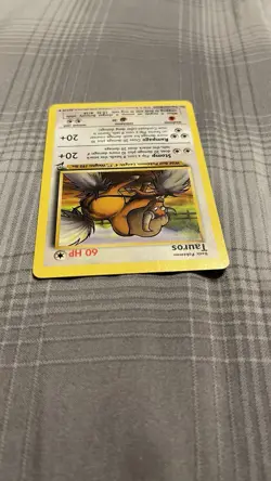 Pokemon TCG Tauros 062/130 2nd Edition Uncommon NM - Image 5