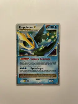 Empoleon LV.X DP11 Holo Promo Diamond and Pearl Promos Pokemon Holo LP - Image 1
