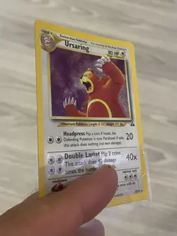 Ursaring 15/75 Neo Discovery Holo Rare Vintage Pokemon Card - Image 3