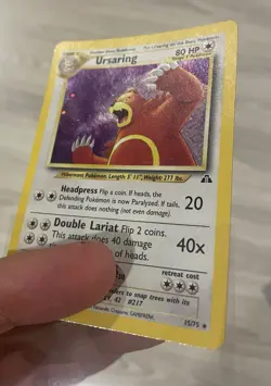 Ursaring 15/75 Neo Discovery Holo Rare Vintage Pokemon Card - Image 5