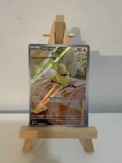 Pokemon TCG - Yamper - Phantasmal Flames - Illustration Rare - 099/094 - Image 1