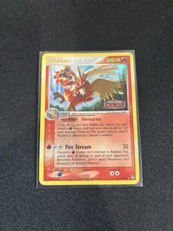Pokemon TCG Blaziken 5/108 EX Power Keepers Reverse Holo Rare Stamped - Image 1