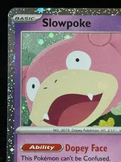 Slowpoke MEP 086 - Cosmos Holo Blister Promo - Pokemon TCG: Pitch Black - NM - Image 2