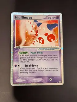 Mr. Mime EX 111/112 HOLO EX FIRERED & LEAFGREEN POKEMON - Image 1