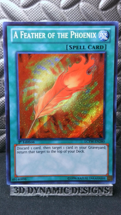 | Yugioh A Feather of the Phoenix LCYW-EN280 1st Edition Secret Rare NM- 🔥 | - Image 1