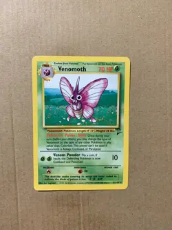 Venomoth 31/130 Base Set 2 - Non-Holo Pokemon Card - HP - Image 1