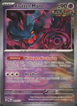 Flutter Mane (Master Ball Pattern) 043/131 Prismatic Evolutions Pokemon Card - Image 1