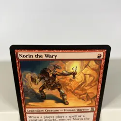 Norin the Wary #171 MTG Time Spiral (2006) Rare Regular Red Legendary LP Card - Image 2