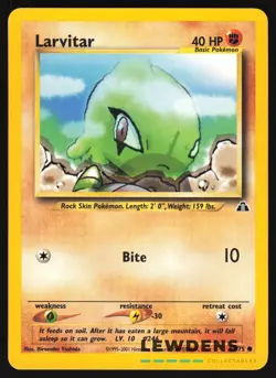 Larvitar - 57/75 - Common - Neo Discovery - Pokemon Card - 1 - Image 1