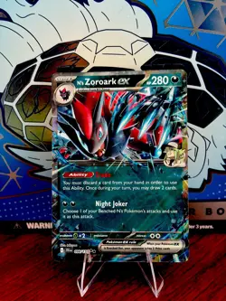 Pokemon TCG - 3 Card Lot EX Double Rare Holo: Decidueye - Cobalion - N's Zoroark - Image 5